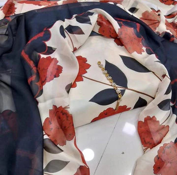DIGITAL PRINTED SWISS LAWN 3pcs (UNSTICHED) (LULUSAR)