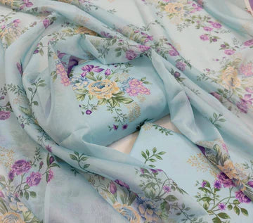 DIGITAL PRINTED SWISS LAWN 3pcs (UNSTICHED) ( L.F)
